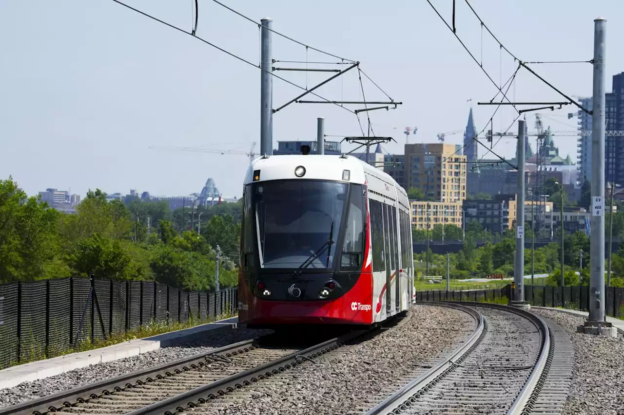 Ottawa light-rail transit system won’t reopen until at least Aug. 14