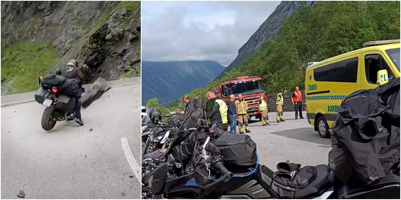 Här faller stenblock över semestrande göteborgare