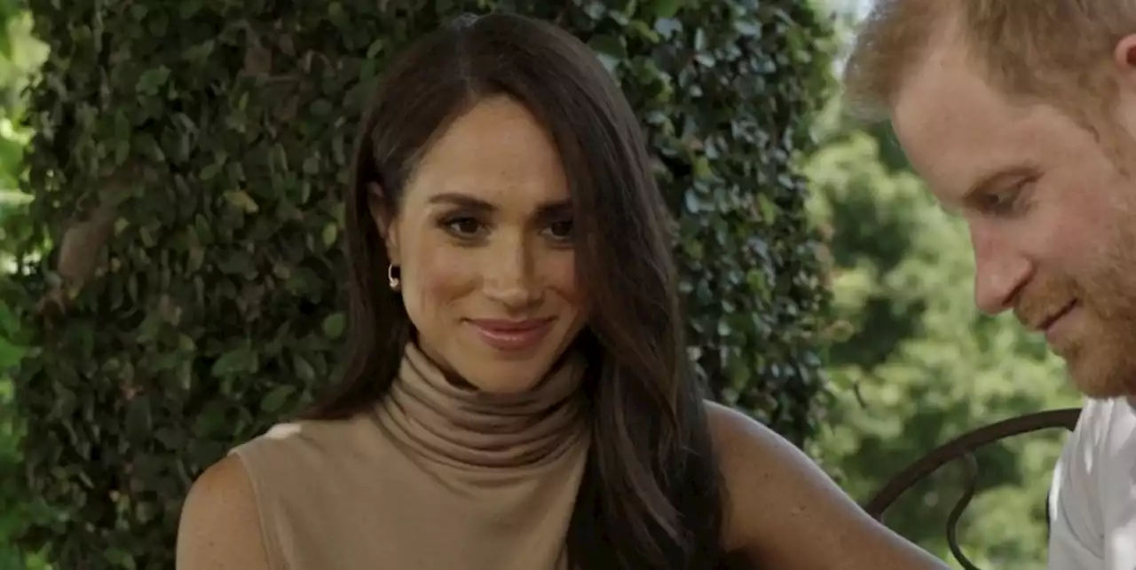 Duchess Meghan Embodies Elegance in a Shimmering Beige Turtleneck Dress