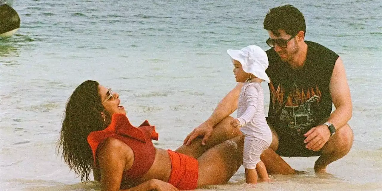 Nick Jonas Shares the Most Adorable Family Photo of Priyanka Chopra and Baby Malti