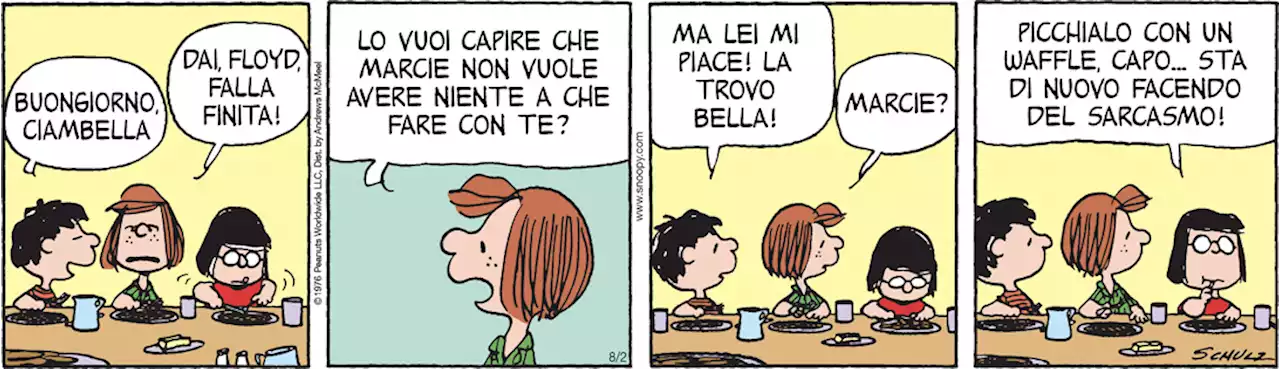 Peanuts 2023 agosto 02 - Il Post