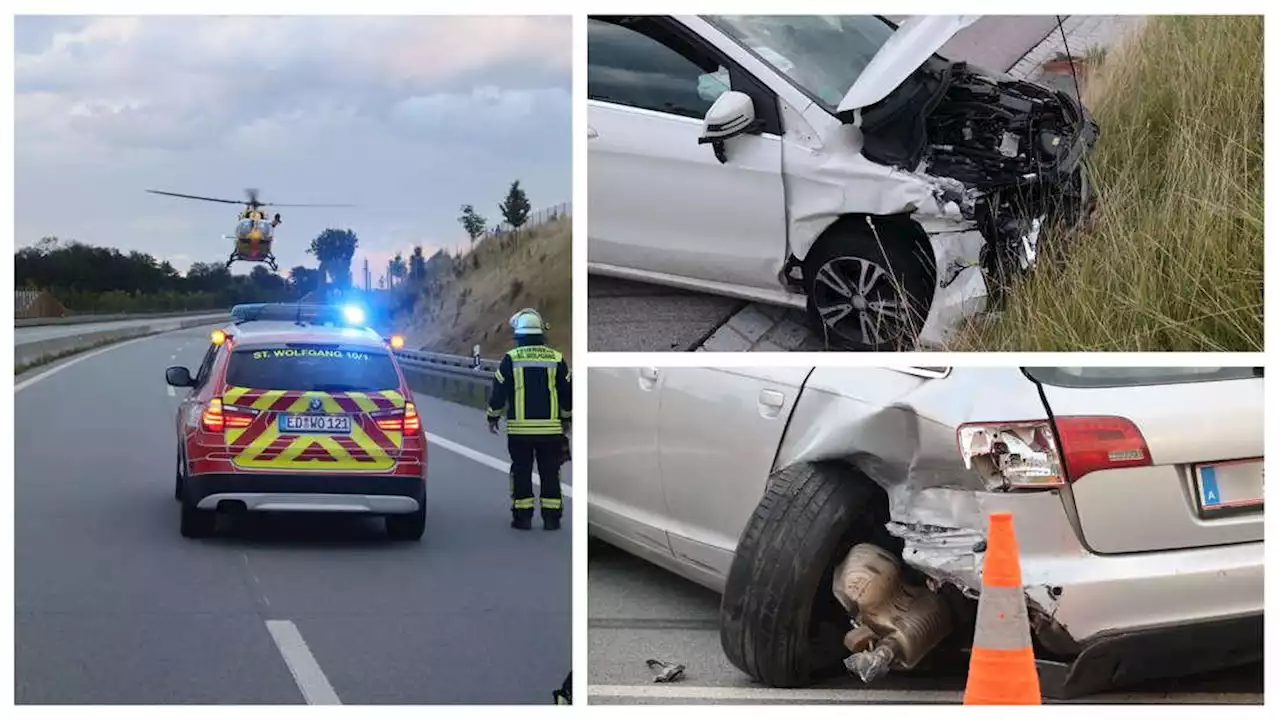 Obertaufkirchen: Unfall auf A94 München-Passau zwischen Dorfen und Schwindegg