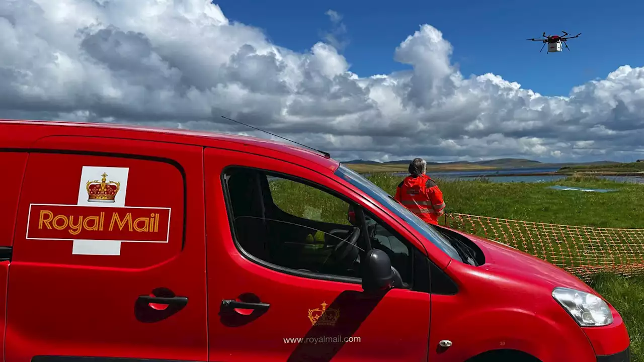 Royal Mail initiates UK's first postal drone service in Orkney