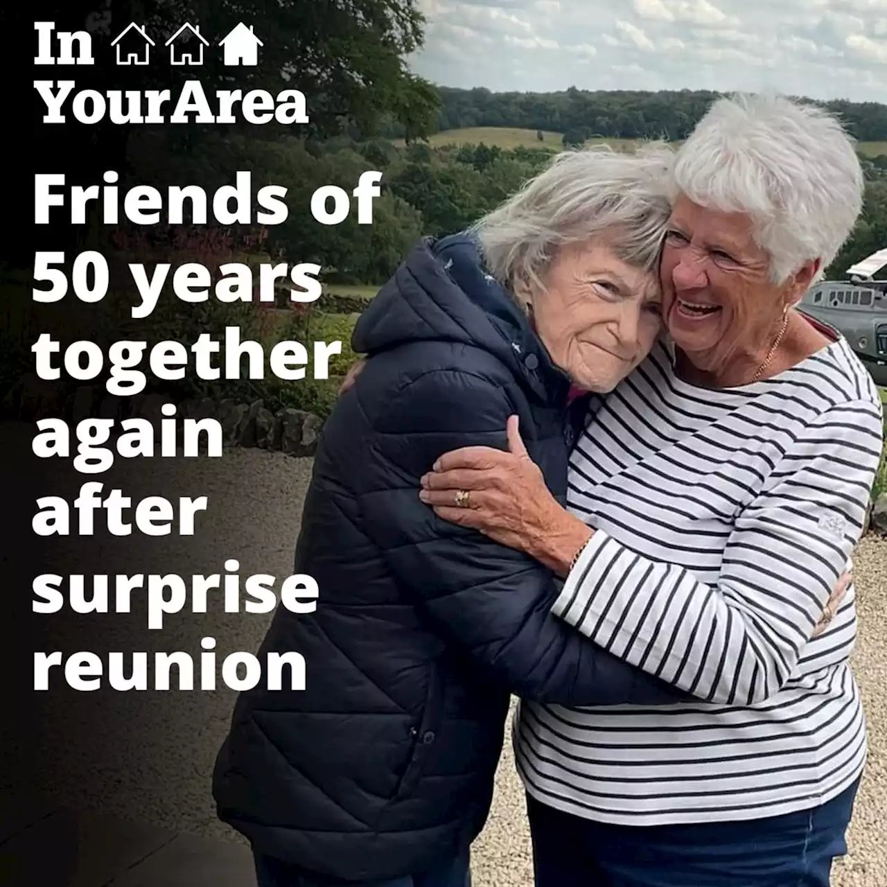 Friends of 50 years together again after surprise reunion