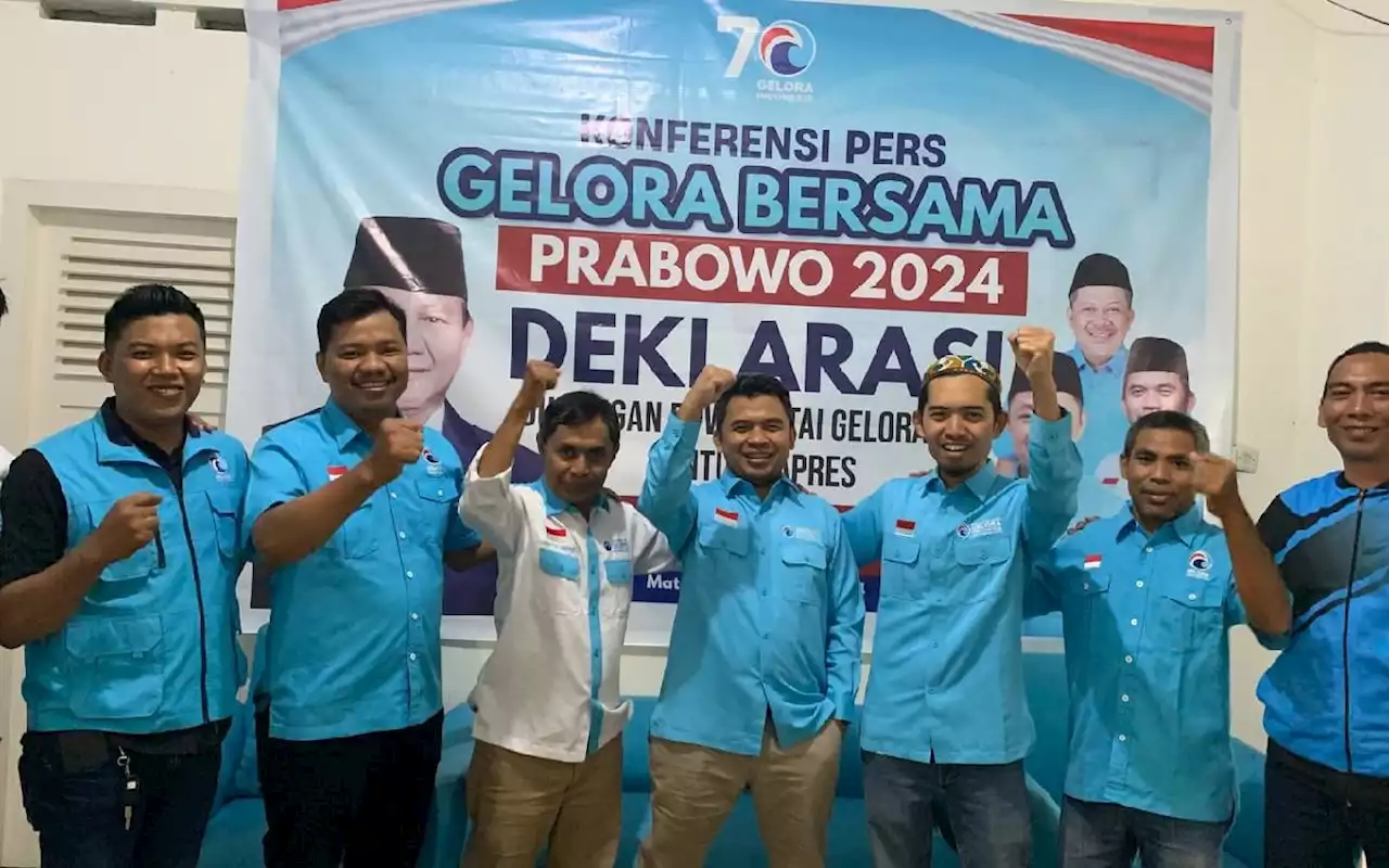 DPW Gelora NTB Deklarasi Dukung Prabowo Subianto Capres 2024