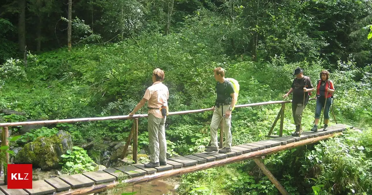 Nach Unwetter - Bach riss Brücke weg: Wanderer in Bergnot