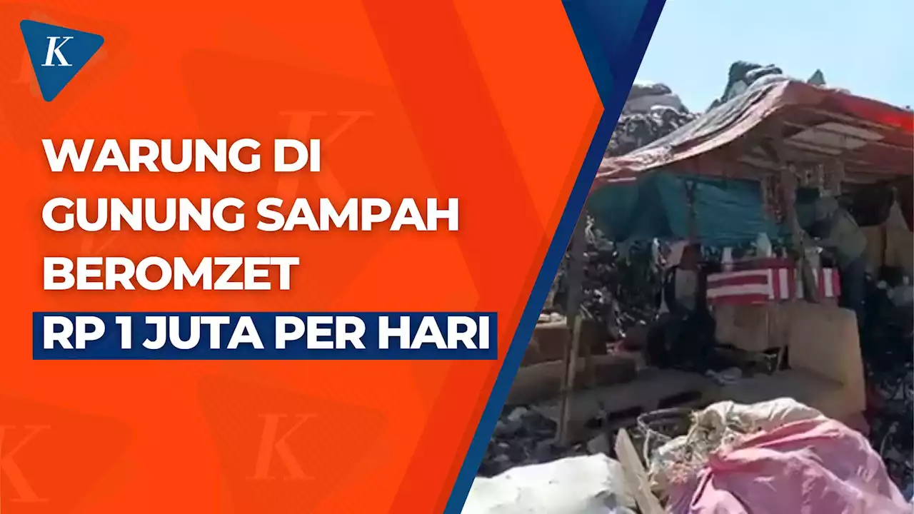 Menengok Kondisi Bantargebang, Ada Warung di Gunung Sampah