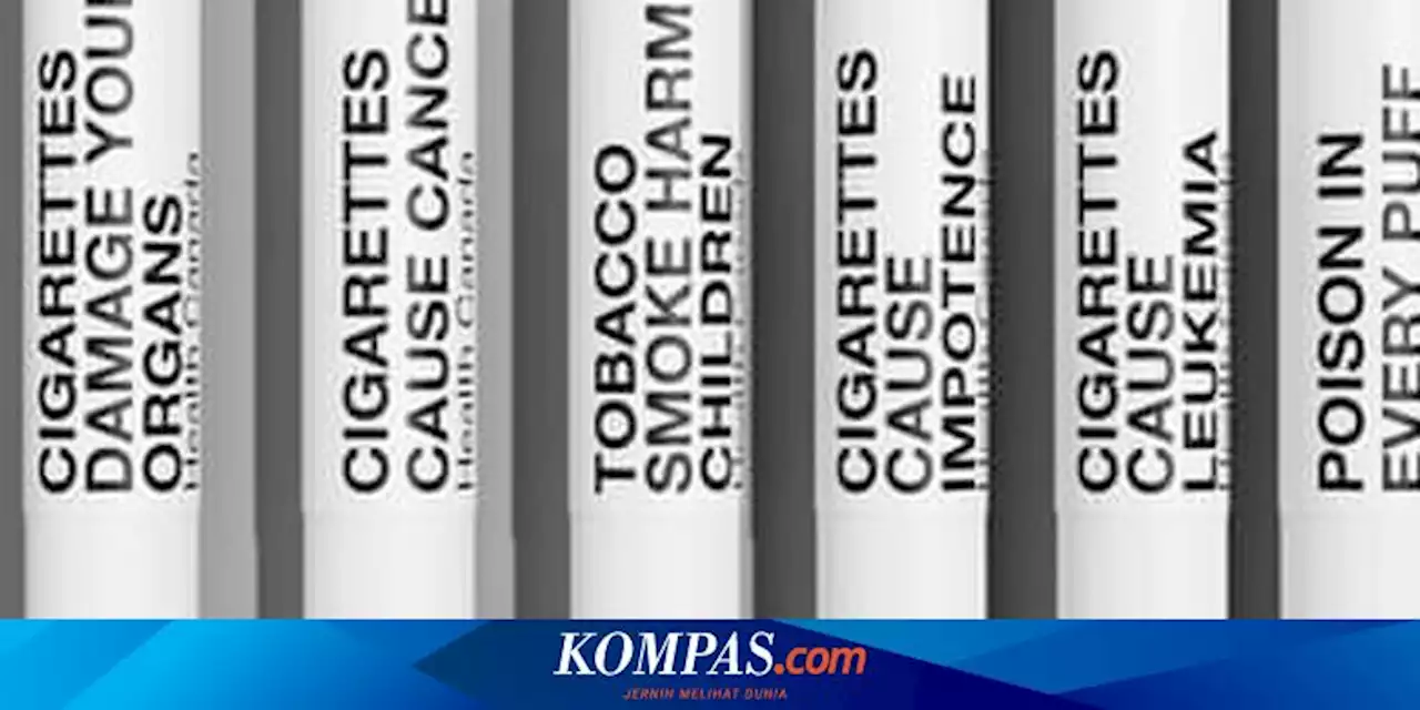 Setiap Batang Rokok di Kanada Akan Dilengkapi dengan Label Peringatan