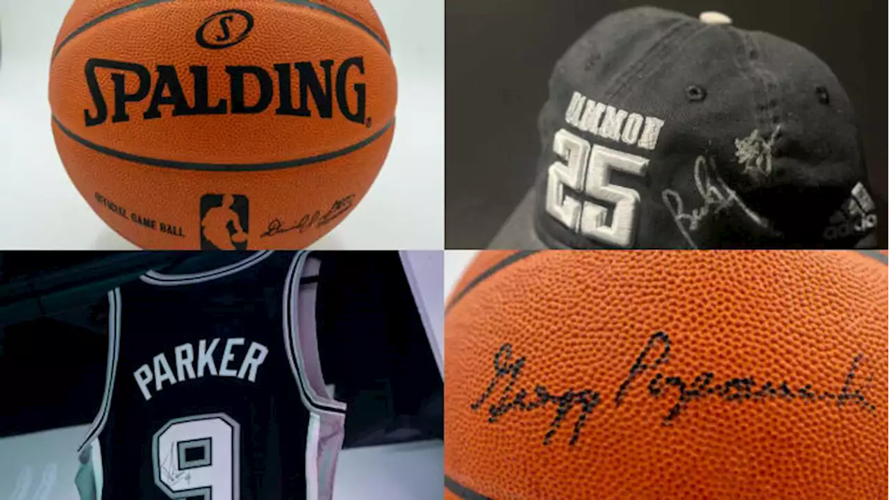 Spurs set to auction autographed memorabilia from Gregg Popovich, Tony Parker, Becky Hammon