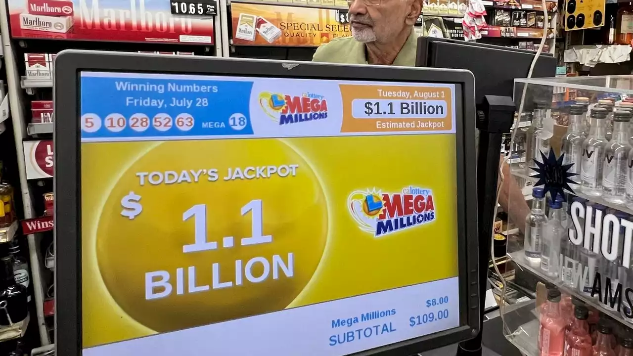 Mega Millions tickets sales brisk ahead of Tuesday's drawing