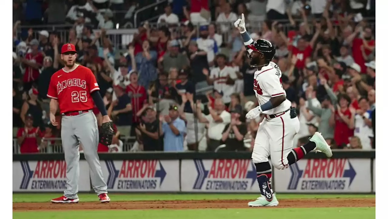 Angels burned by home runs in loss to Braves