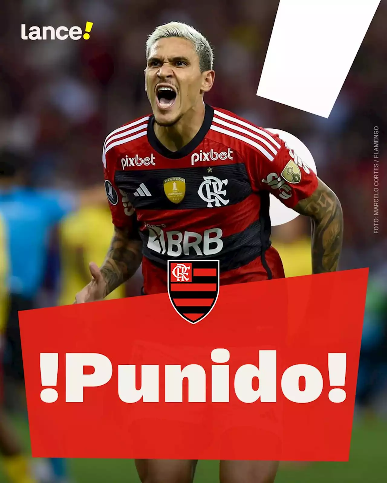 Flamengo multa Pedro e tira atacante de jogo contra o Olimpia, pela Libertadores