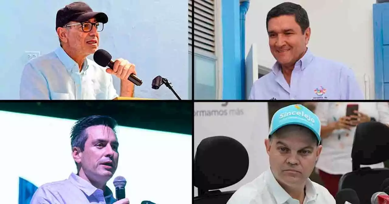 Hay más de 40 candidatos a las Alcaldías de Cartagena, Bucaramanga, Montería y Sincelejo