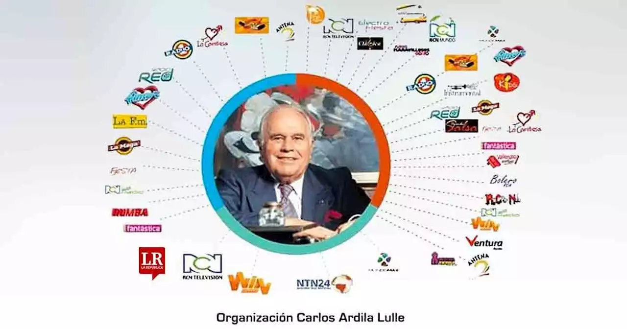 Los 190 medios de comunicación que Carlos Ardila Lülle le dejó a sus cinco hijos