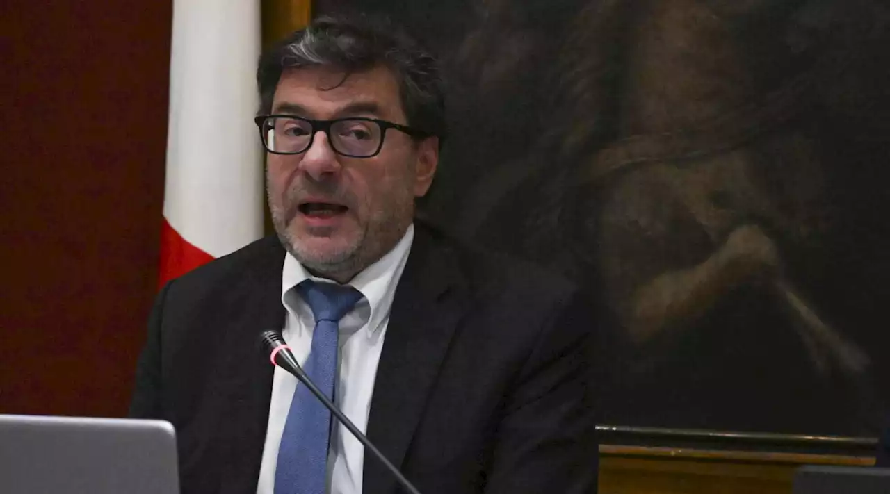 Pil, Giorgetti: 'Convinti di centrare una crescita del +1% nel 2023'