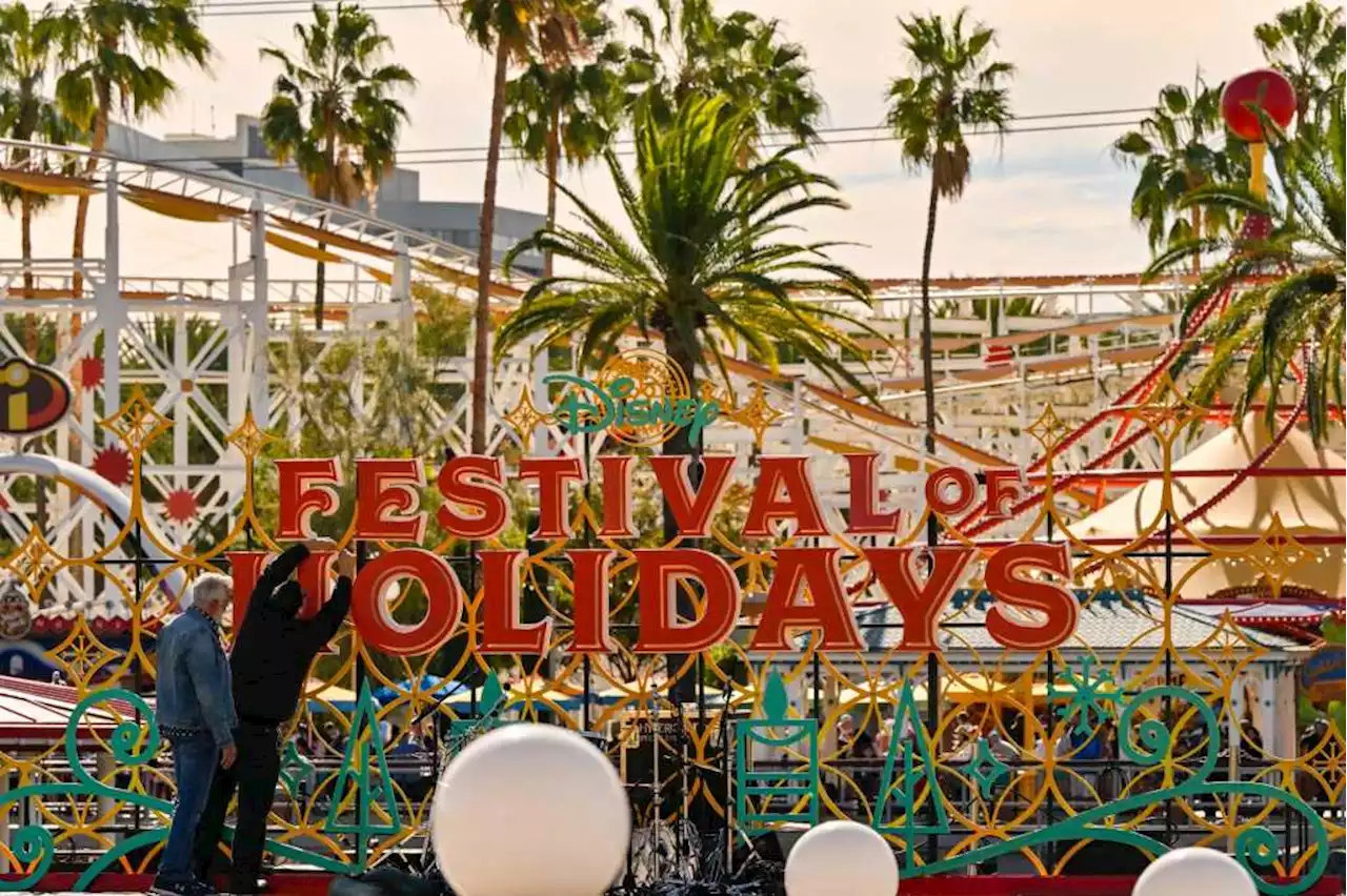 Disneyland is already decking the halls for the Christmas holiday season