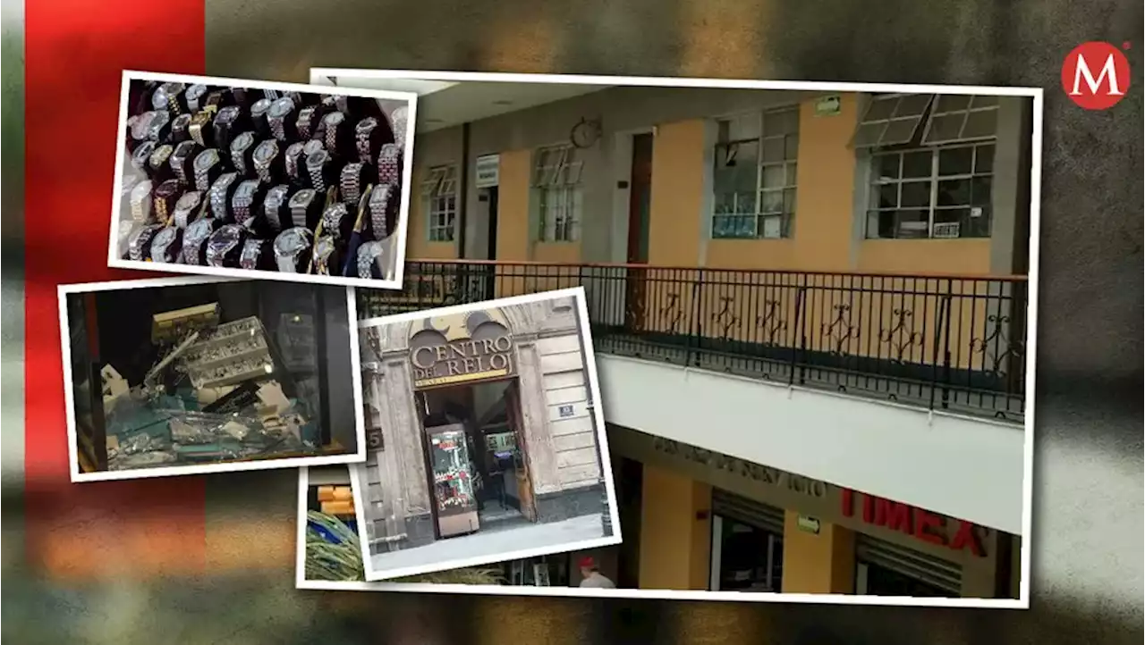 Joyería en Centro Histórico en CdMx es robada; así entraron | VIDEO