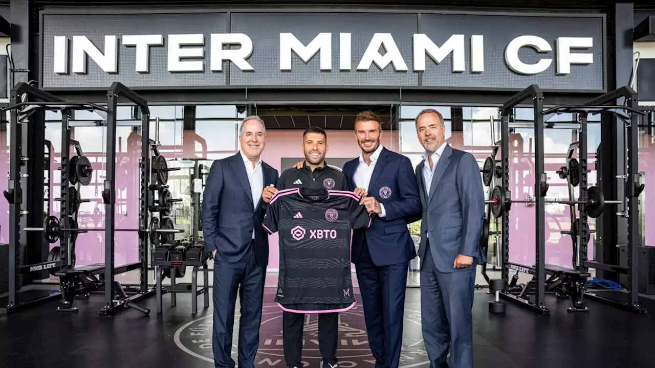 Jordi Alba fue presentado en Inter Miami