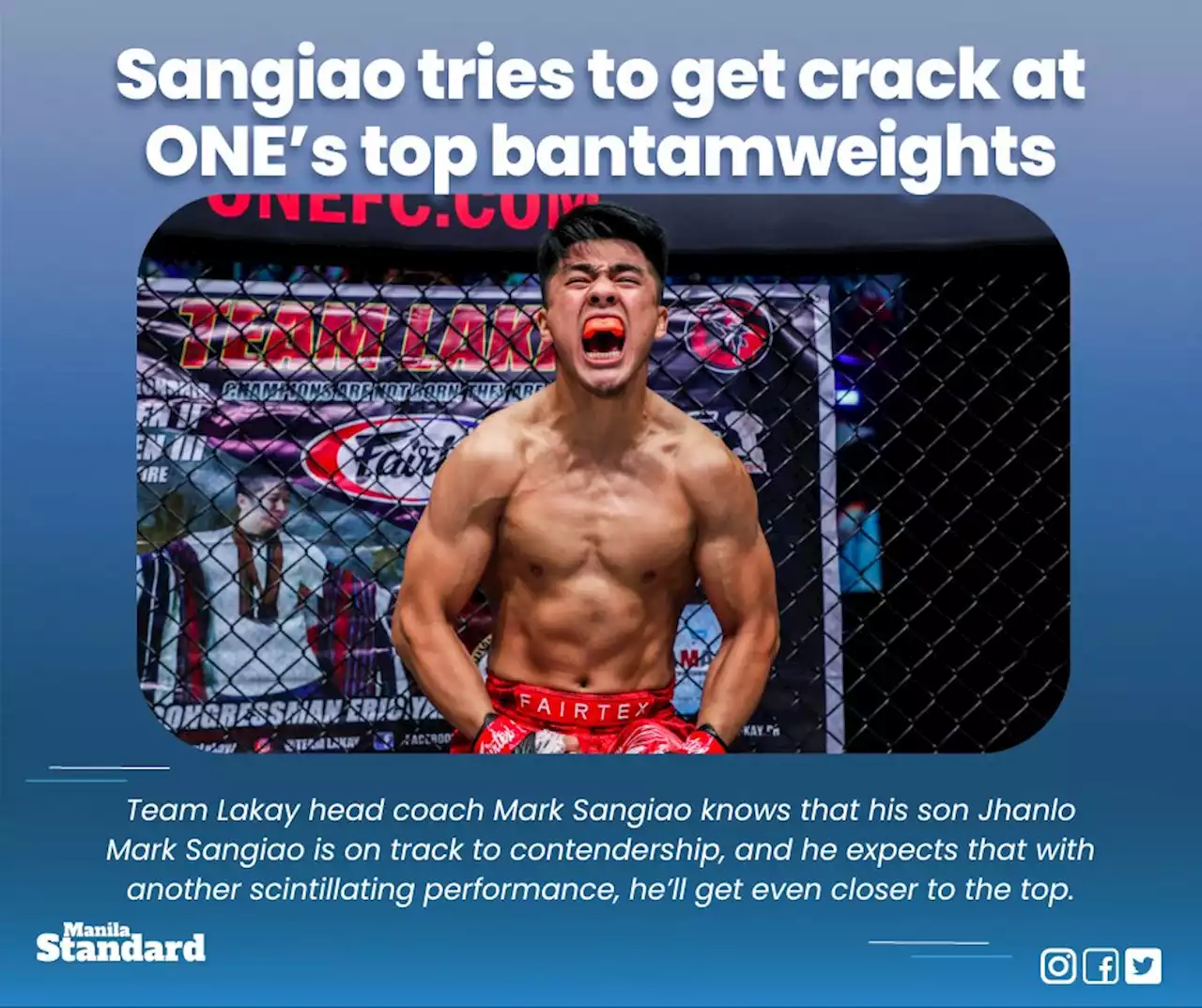 Sangiao tries to get crack at ONE’s top bantamweights