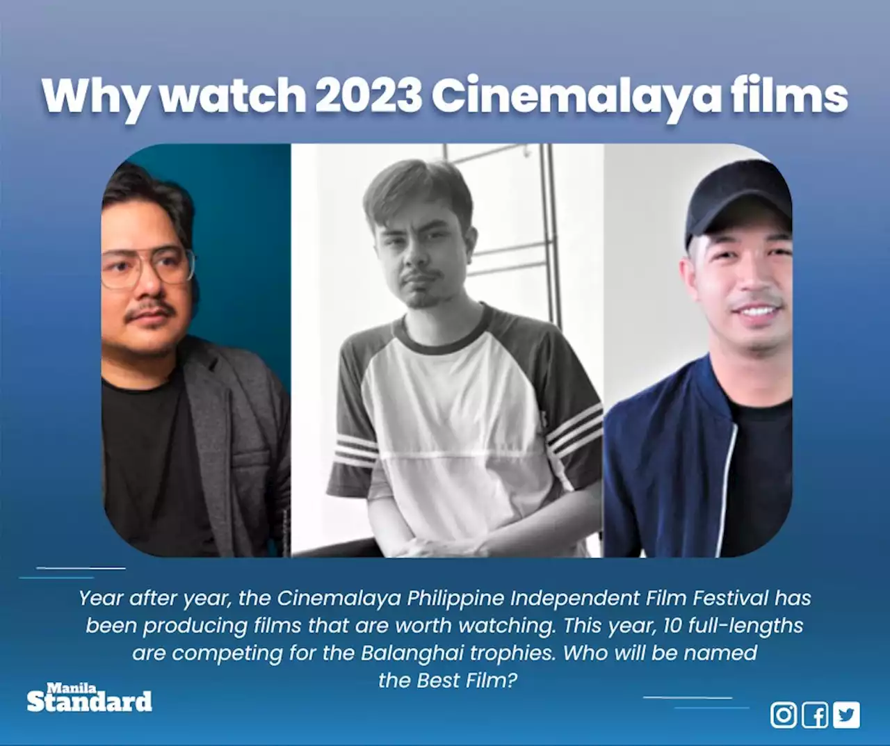 Why watch 2023 Cinemalaya films