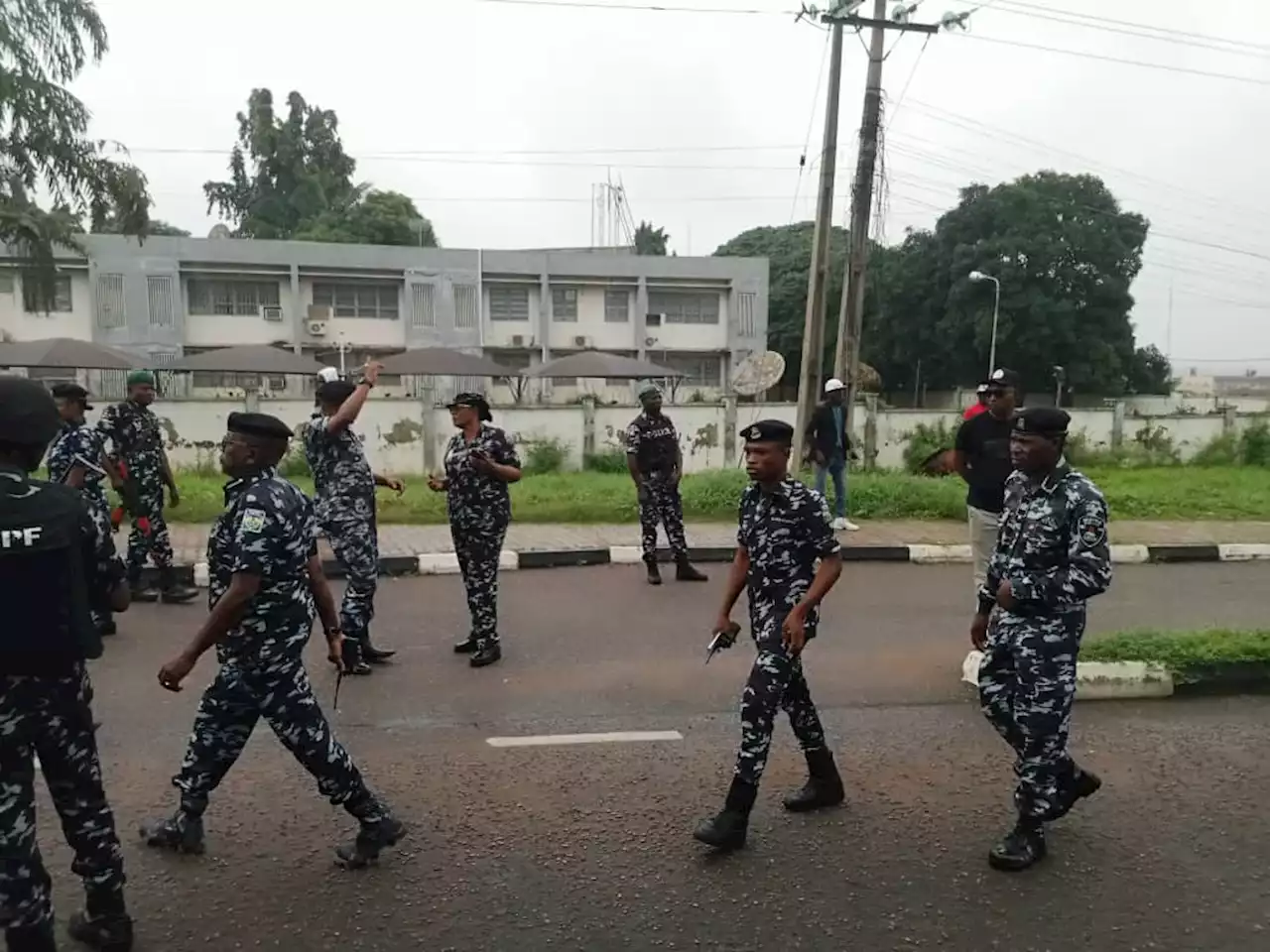 Security agencies embark on a show of force in Abuja