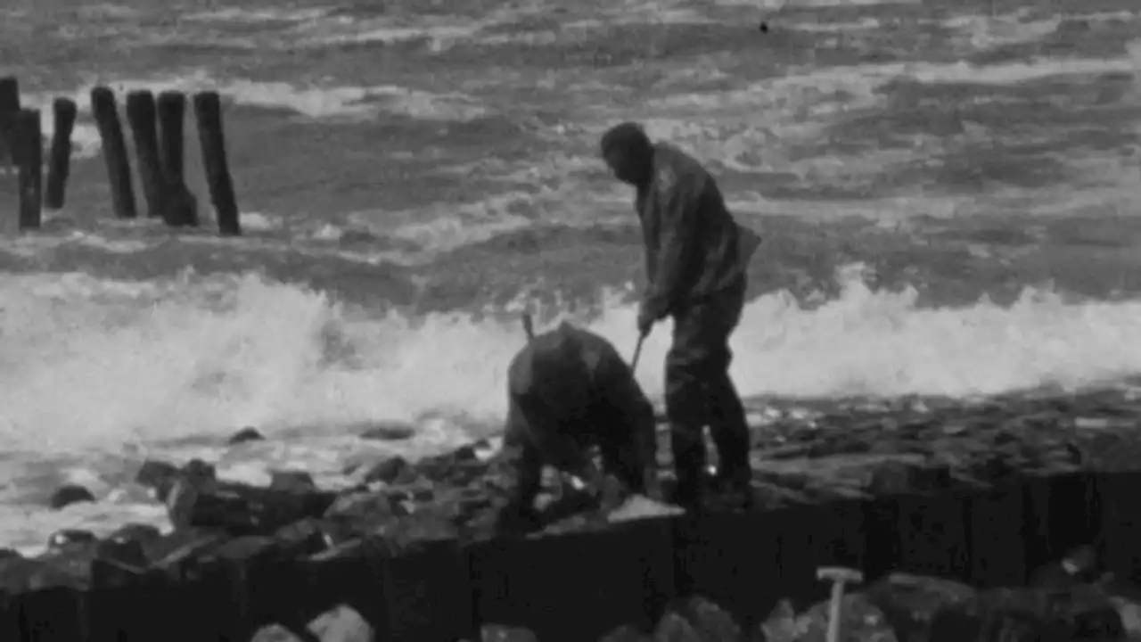 Beelden tonen voor het eerst het dichten van de dijk op Walcheren