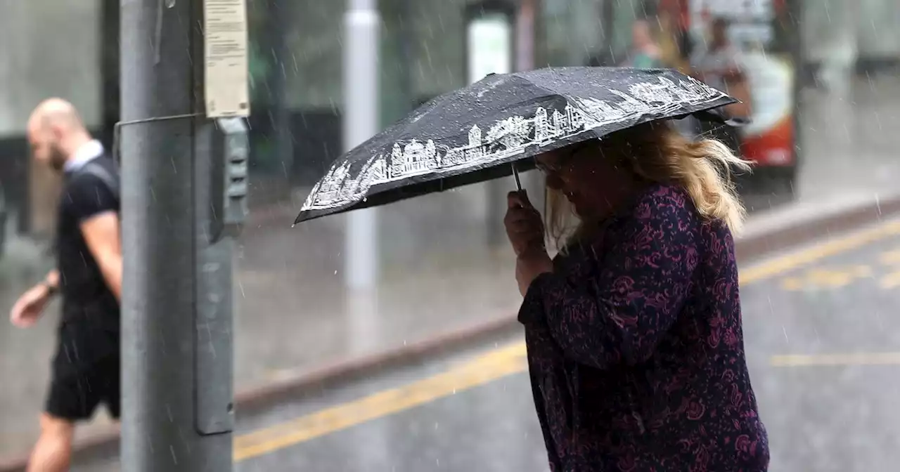 Hour-by-hour forecast as thunderstorm warning issued