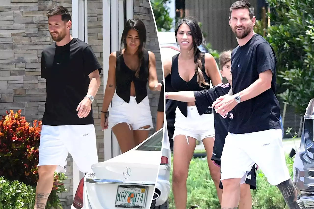 Lionel Messi browses Florida homes with wife Antonela Roccuzzo after Inter Miami debut