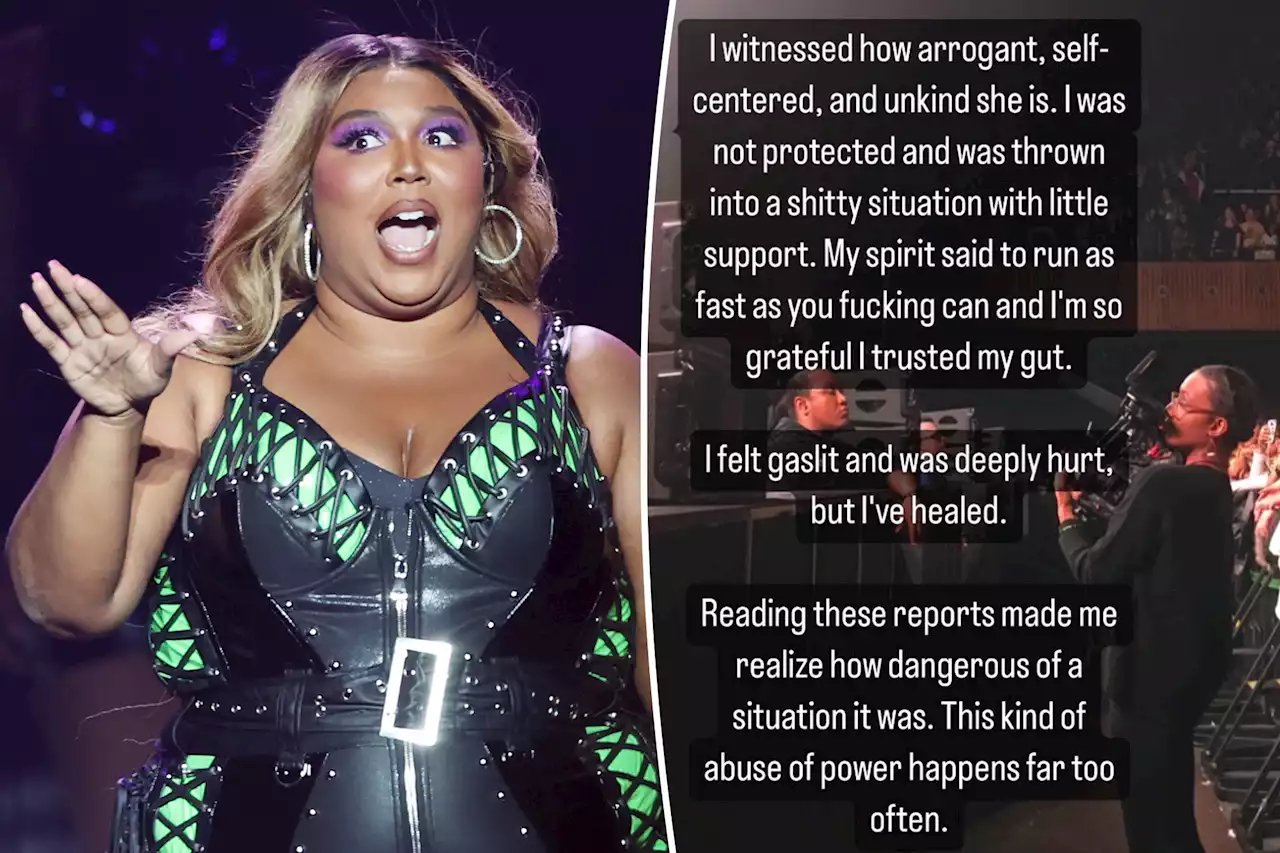 Lizzo’s former doc director says she’s ‘unkind’ and ‘dangerous’ amid lawsuit