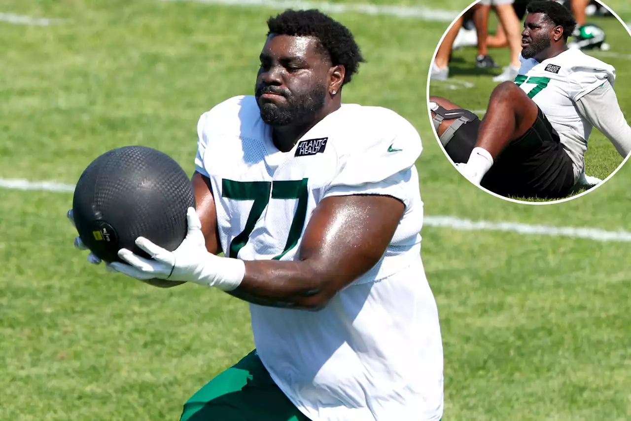 Mekhi Becton fighting to make Jets believers again in make-or-break season