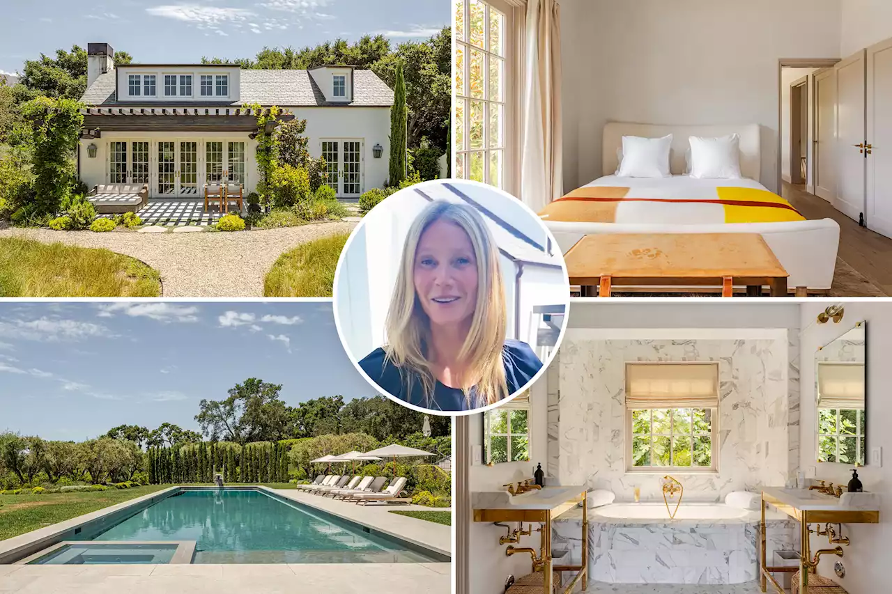 Gwyneth Paltrow lists luxe Montecito guest house on Airbnb, will have dinner with occupant