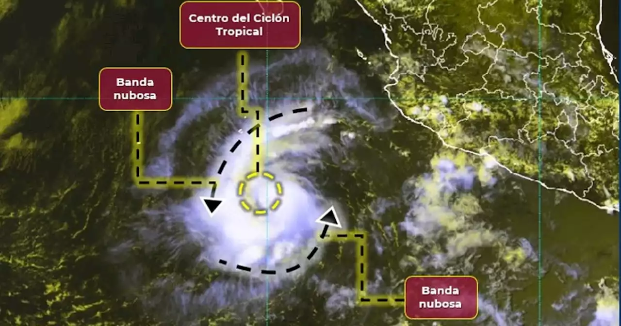 Tormenta tropical Dora provoca lluvias intensas y descargas eléctricas en varios estados de México