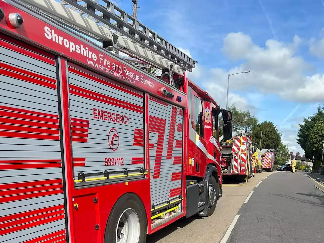 Police and firefighters rush to four-vehicle crash near Telford retail park