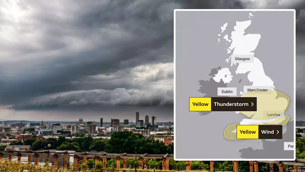 UK weather: 'Taste of autumn' as Met Office issues warnings for thunderstorms and unseasonably strong winds