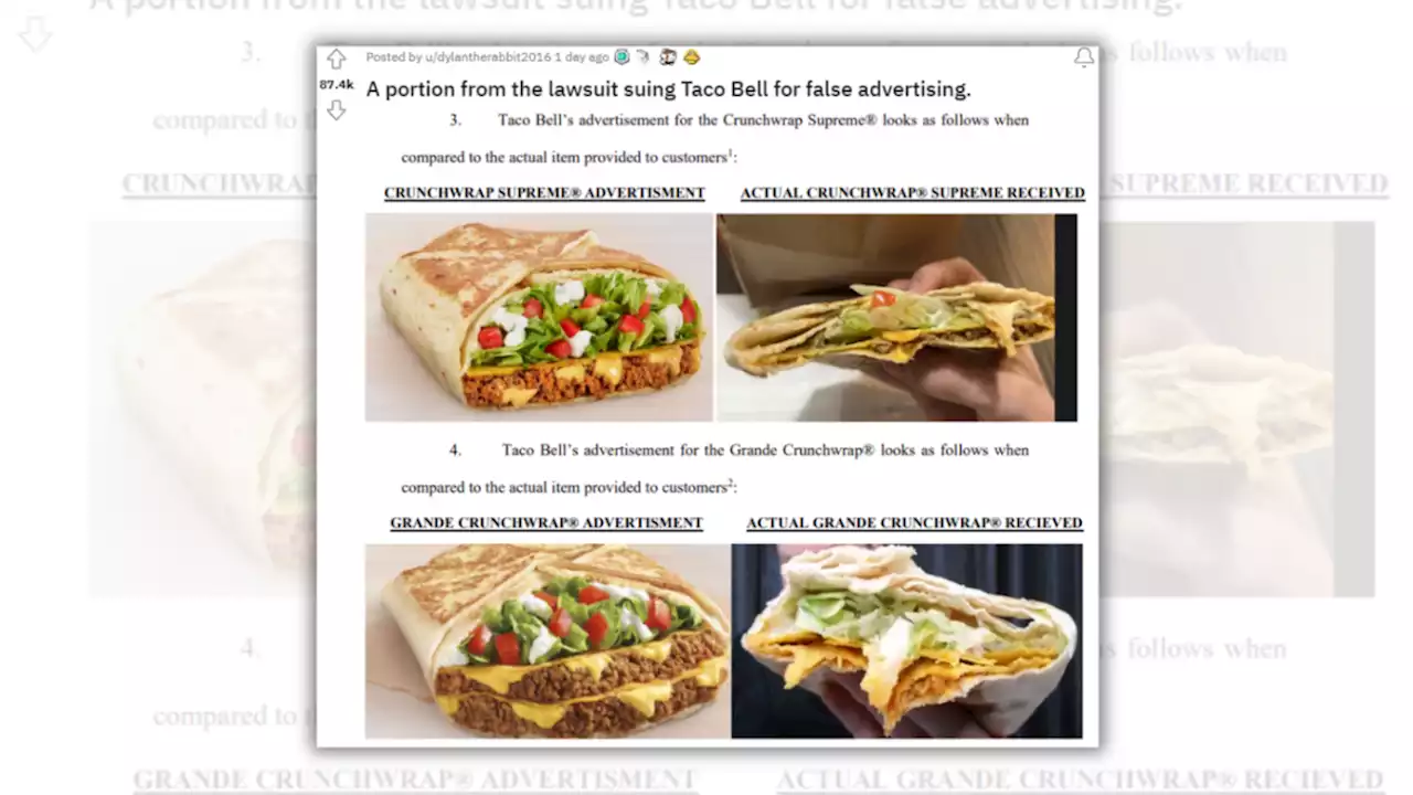 Were These Photos Used in a False Advertising Lawsuit Against Taco Bell?
