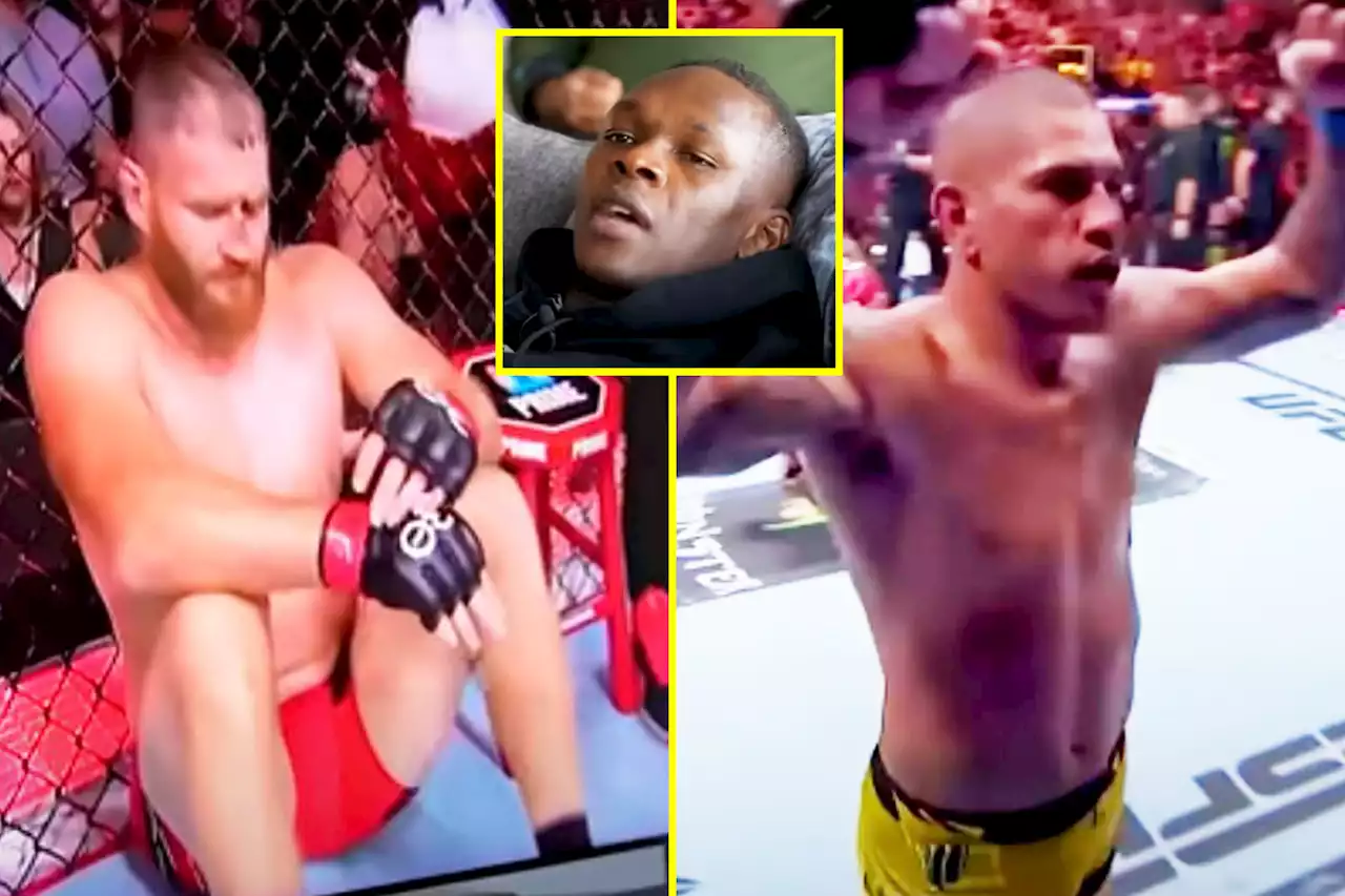 Adesanya shocked by Blachowicz's body language against Pereira and ranted at TV