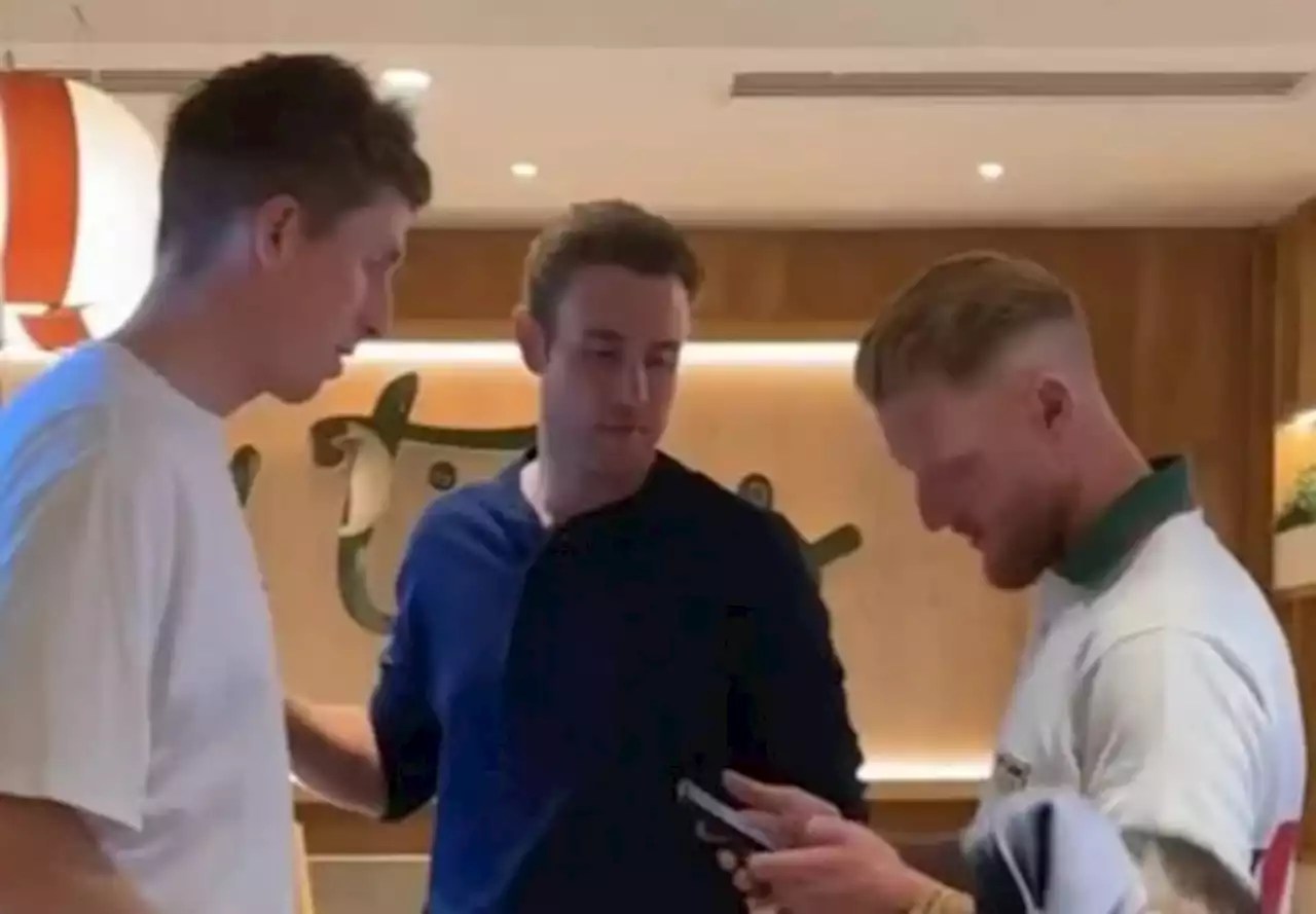 England cricket heroes spotted in McDonald's as they celebrate end of the Ashes