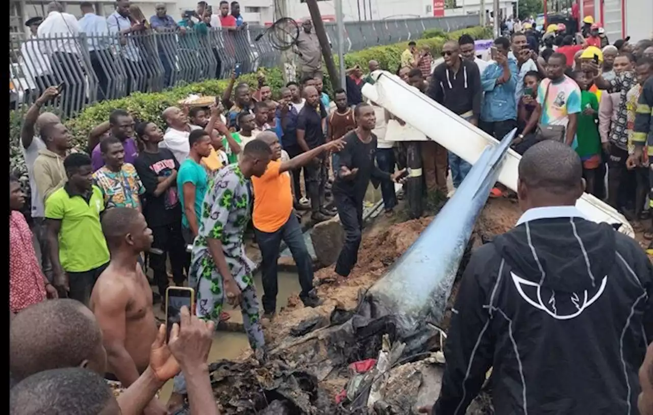 Two rescued as jet on test flight crashes in Lagos | TheCable