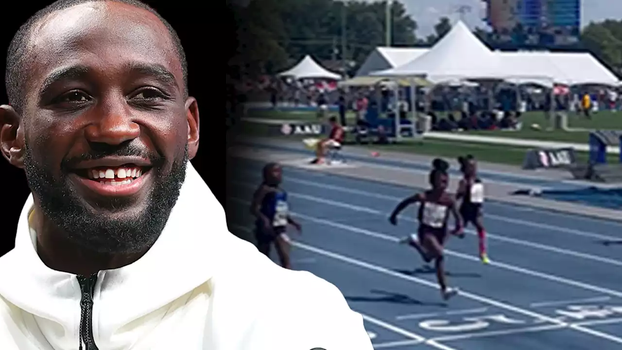 Terence Crawford Cheers On Daughter At Track Meet Days After Spence Fight