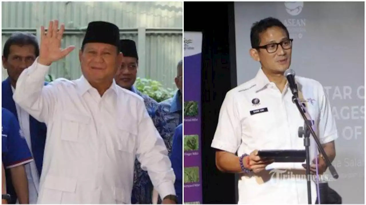 Meski Sudah Beda Gerbong, Sandiaga Mengaku Hubungannya dengan Prabowo Sangat Baik - Tribunnews.com