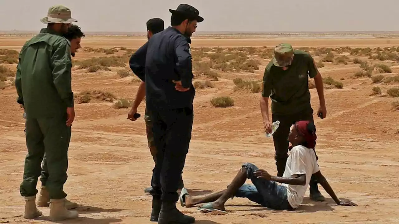 African migrants left stranded in the Tunisia-Libya desert