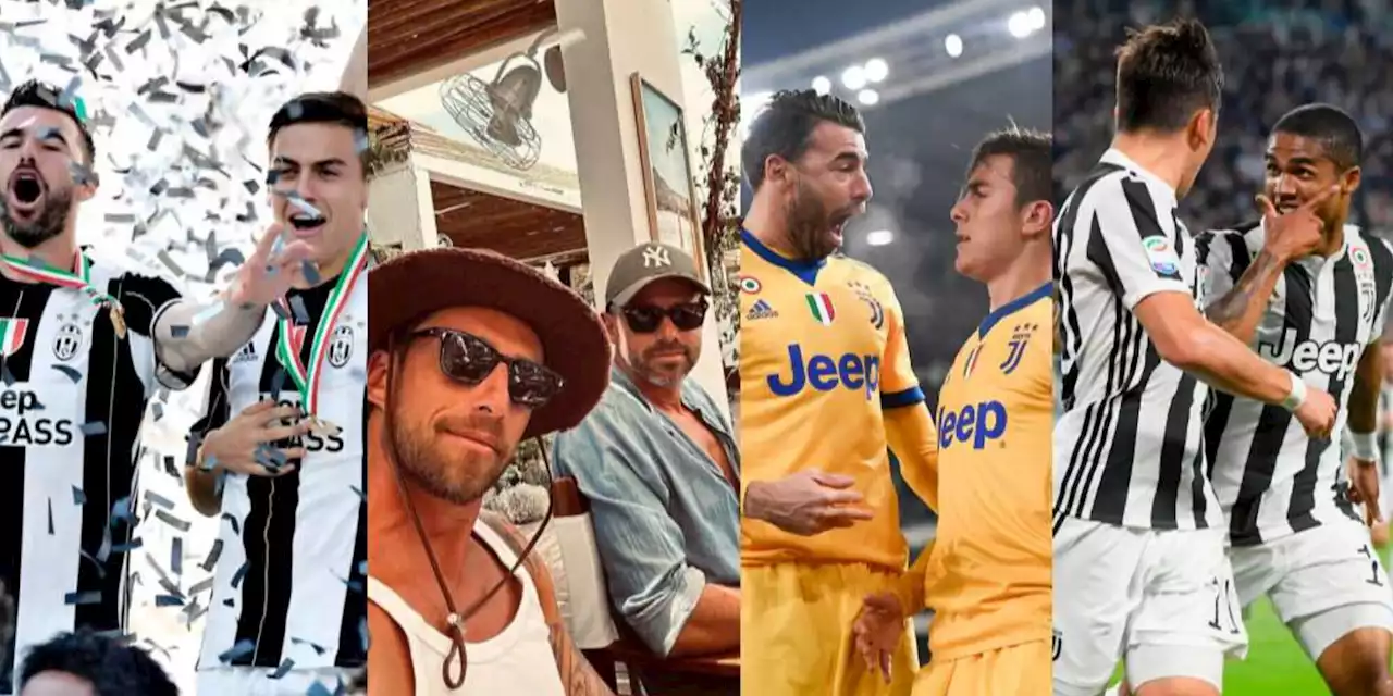 Marchisio in vacanza con Barzagli: Dybala commenta e cita Douglas Costa