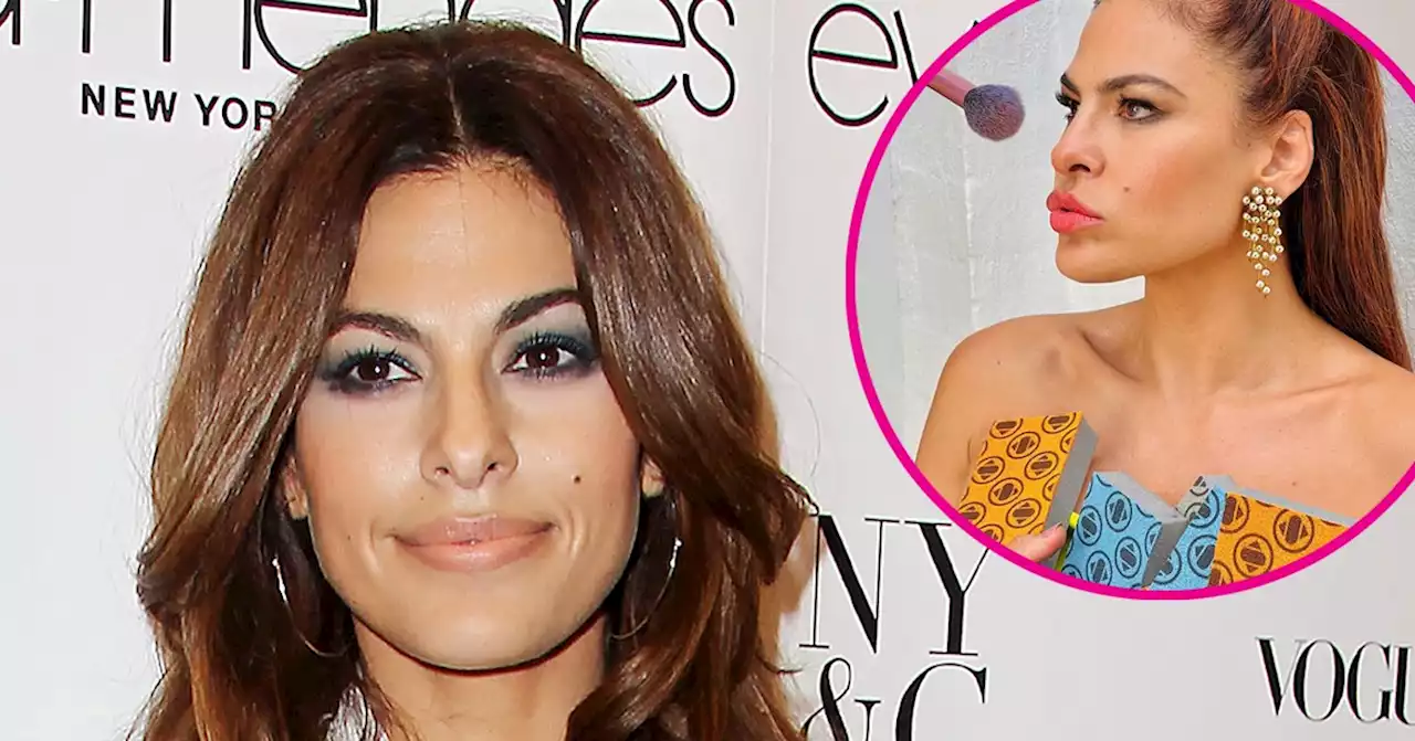 Eva Mendes Wears Dress Made of Sponges: 'Oscars Lewk'