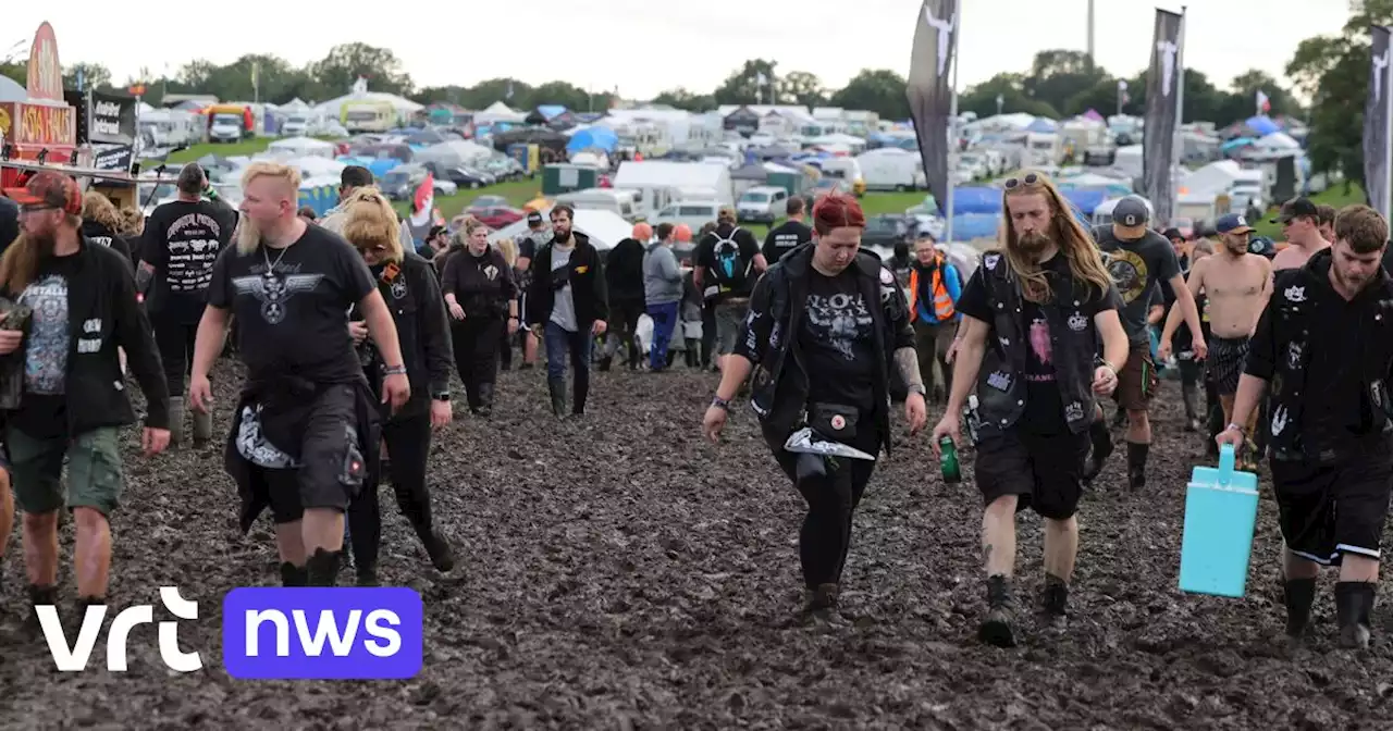 Duitse metalfestival Wacken kondigt bezoekersstop af door slechte weer, festival te volgen via livestream