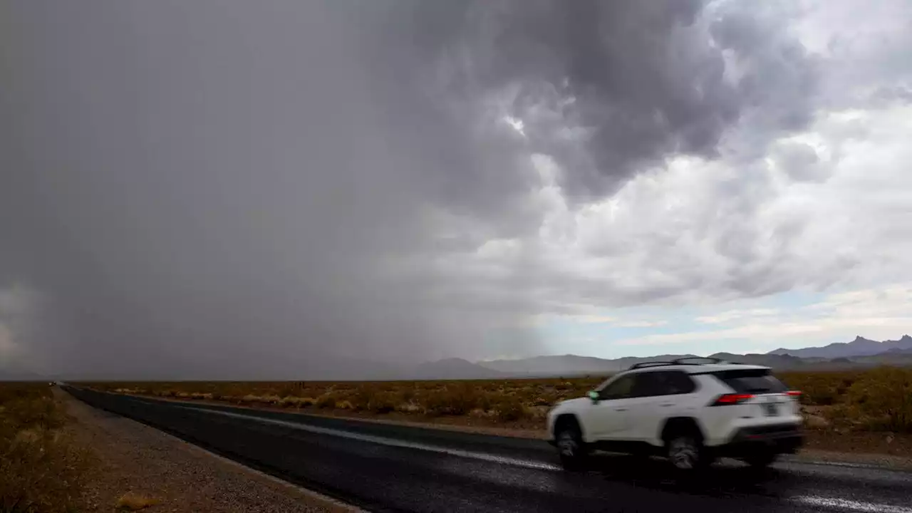 Progress made against massive California-Nevada wildfire but flames may burn iconic Joshua trees