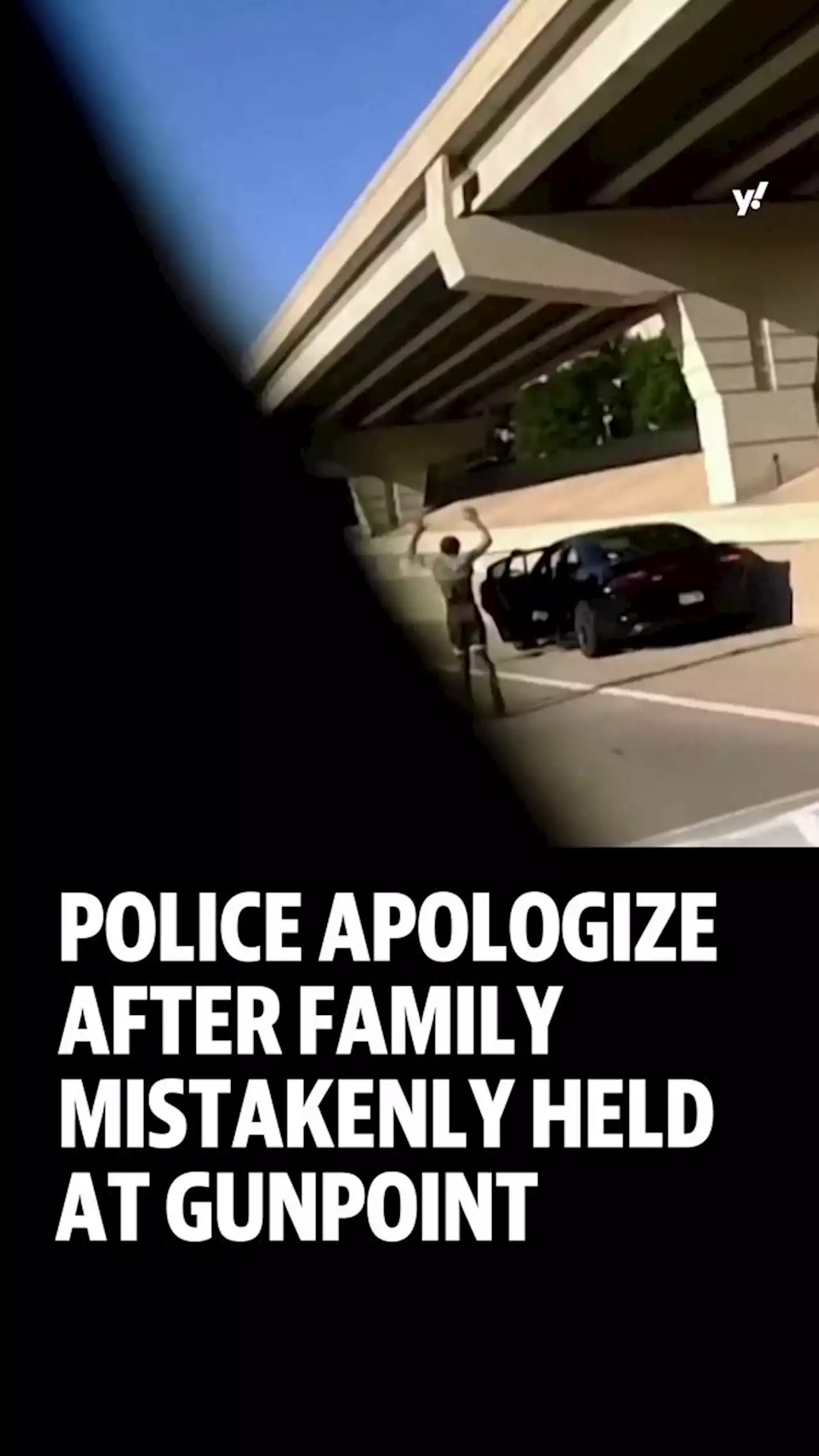 Texas police department apologizes for pulling gun on family over mistaken license plate