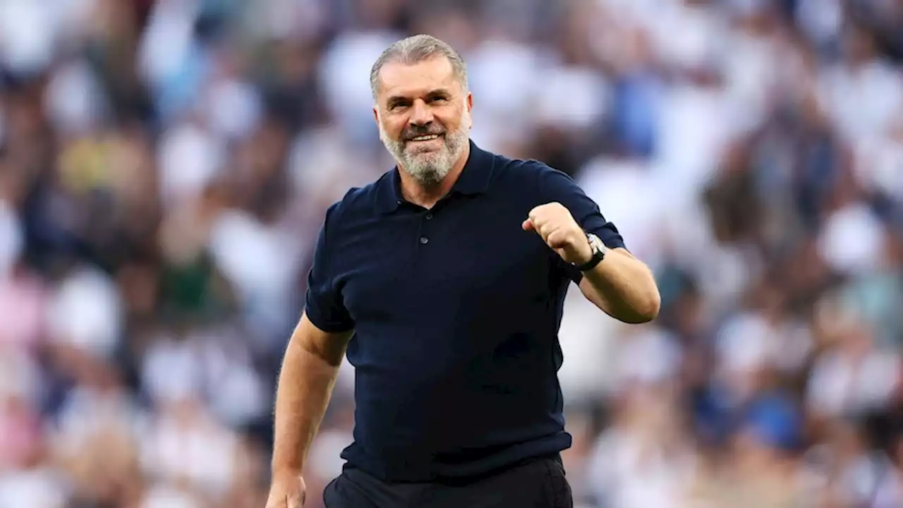 Cork hats and Ange chants — Tottenham fans go wild for Postecoglou as Spurs claim victory over Manchester United