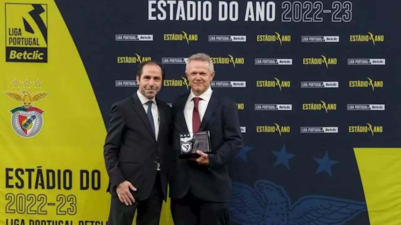 Benfica recebeu prémio de melhor estádio em 2022/23 (Liga)