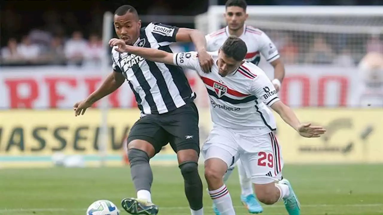 Líder Botafogo, de Bruno Lage, empata em casa do São Paulo (Brasil)