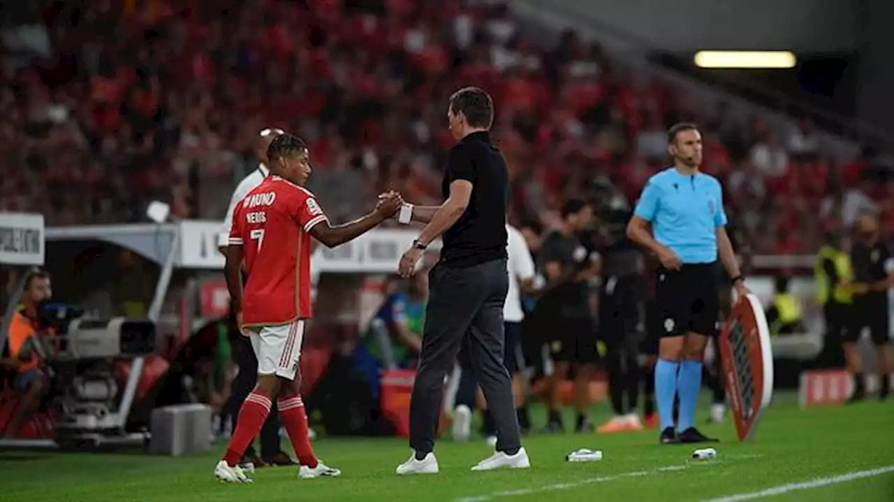 Roger Schmidt elogia David Neres: «Mudou o jogo» (Benfica)